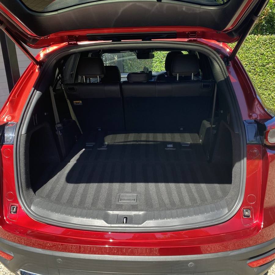 Boot and cargo area after detail, clean carpet